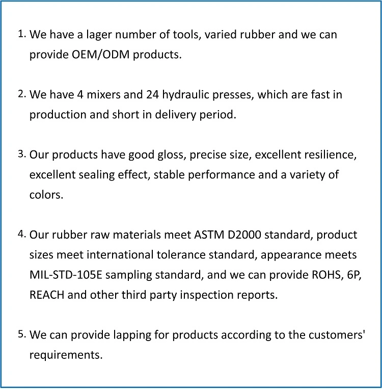 Rotary Shaft Meter Pipe Rubber Seal