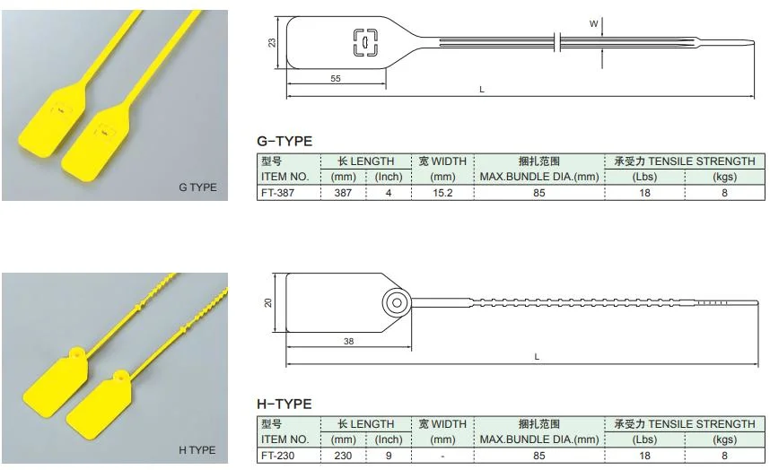 Plastic Security Padlock Seal