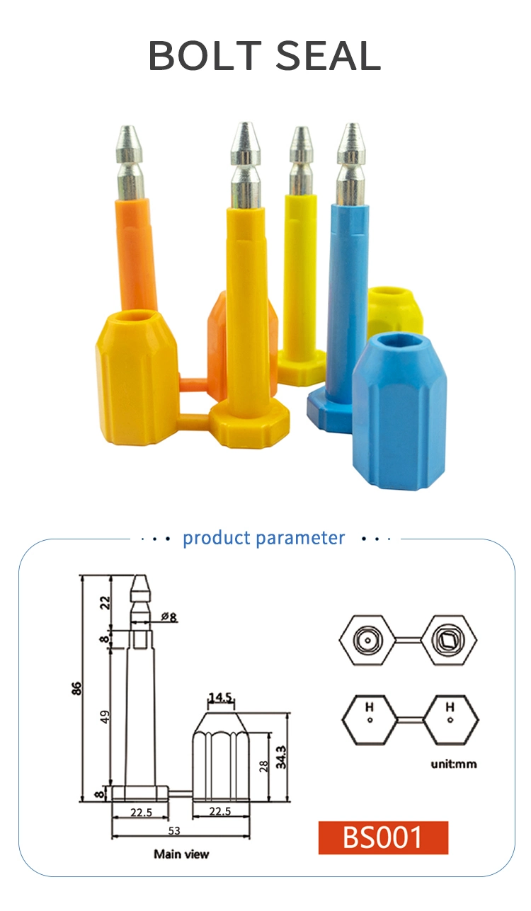 Tamper Evident Container Security Seal Bullet Seal Bolt Seal with ISO17712